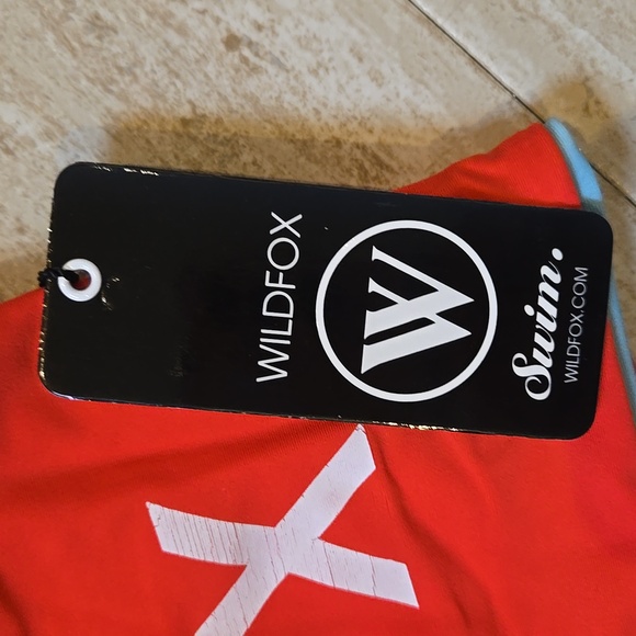 NWT Wildfox Red Rainbow Strappy Back Bandeau - Picture 2 of 11